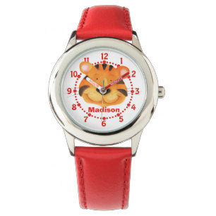 L'amusement badine la montre-bracelet d'art de
