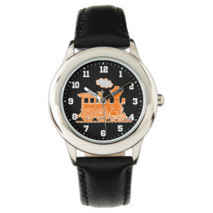 L'amusement badine l'orange et la montre-bracelet