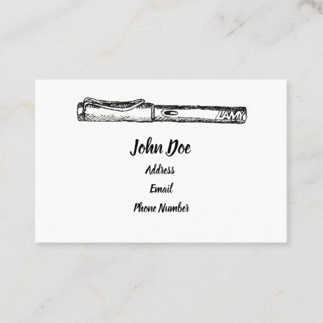 Lamy Safari-Visitenkarten Visitenkarte (Vorderseite)