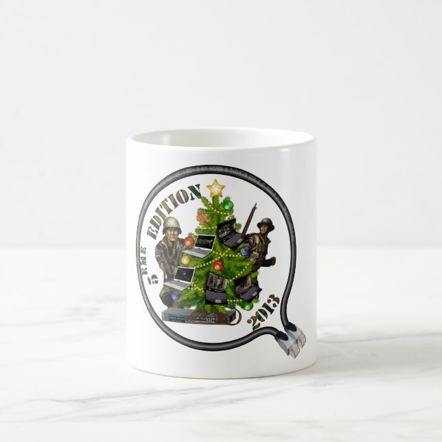 Lan-Becher von Weihnachten Kaffeetasse (Mittel)