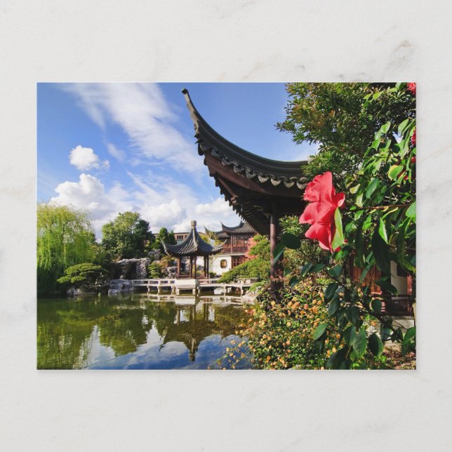 Lan Su Chinese Garden Postcard Postkarte (Vorderseite)