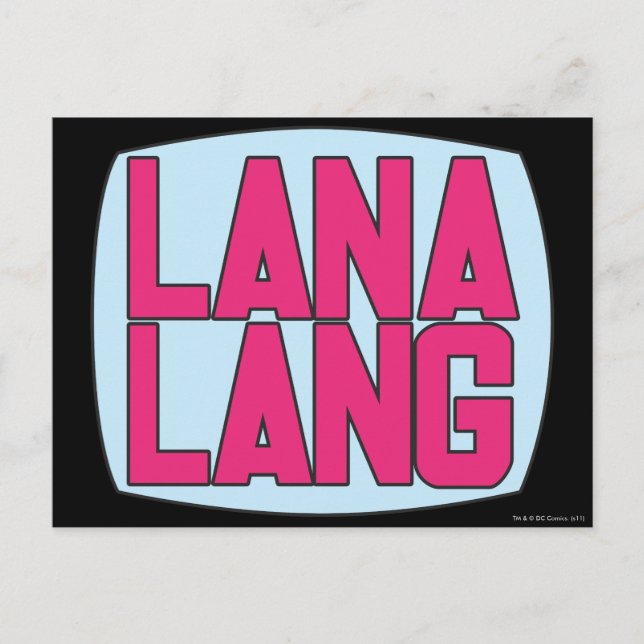 Lana Lang Logo Postkarte (Vorderseite)