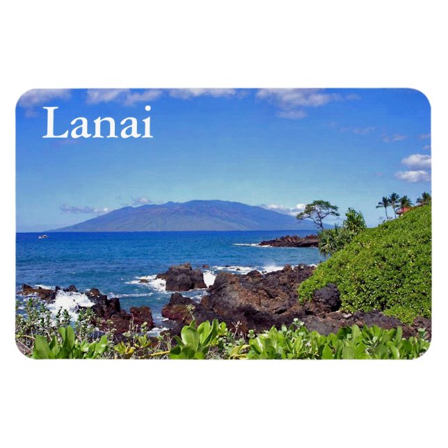 Lanai aus Maui Magnet (Horizontal)
