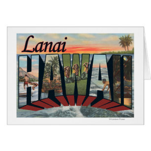 Lanai, HawaiiLarge Buchstabe ScenesLanai, HI