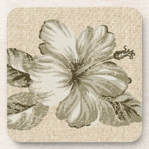 Lanai Hibiskus Hawaiian Cork-gestützte Untersetze Getränkeuntersetzer