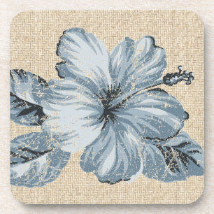 Lanai Hibiskus Hawaiian Cork-gestützte Untersetze Untersetzer