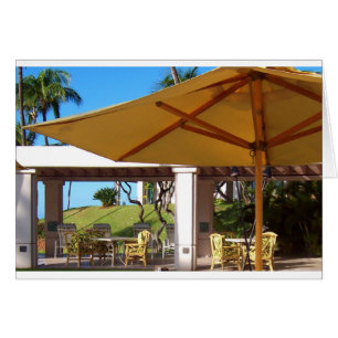 Lanai Sunny Umbrella, Manele Bay, Hawaii