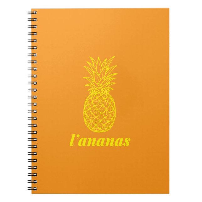 l'ananas notizblock (Vorderseite)