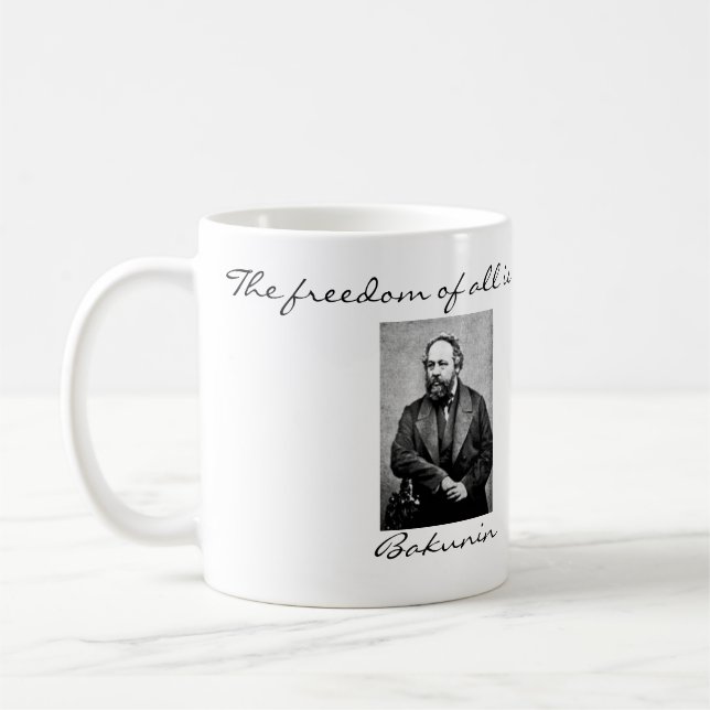 L'anarchiste de Mikhail Bakunin cite la tasse (Gauche)