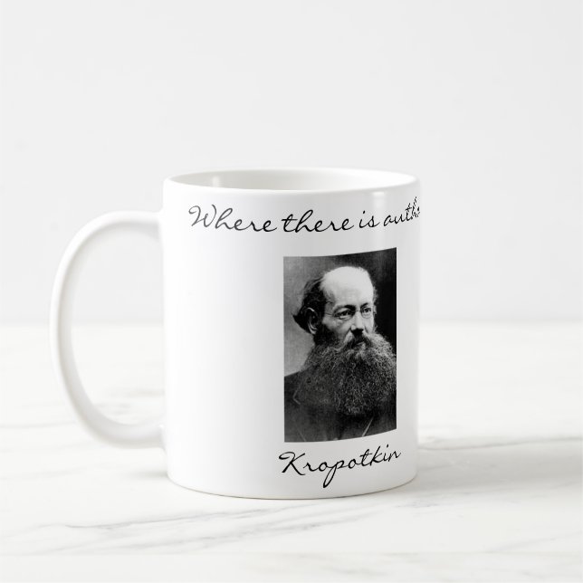 L'anarchiste de Peter Kropotkin cite la tasse (Gauche)