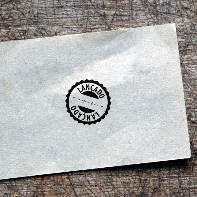 Lançado, Portuguese Rubber Stamp Gummistempel (Von Creator hochgeladen)