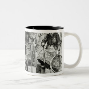 Lancashire Grube-Braue Frauen Zweifarbige Tasse