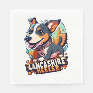 Lancashire Heeler Serviette