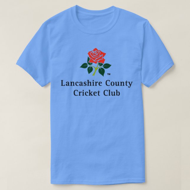 Lancashire Landkreis Cricket Club T-Shirt (Design vorne)