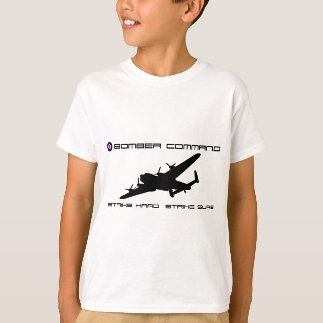 Lancaster-Bomber - Bomber-Befehl T-Shirt (Vorderseite)