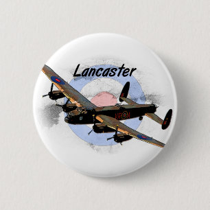 Lancaster-Bomber Button