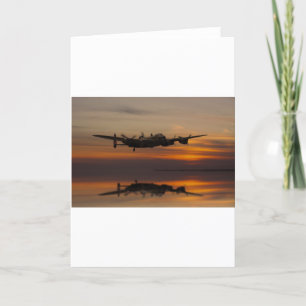 Lancaster Bomber der Zuhause Dehnstrecke Karte