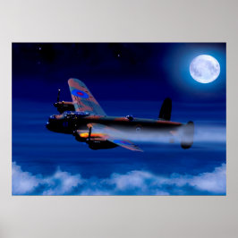 Lancaster Bomber Returning Zuhause Poster