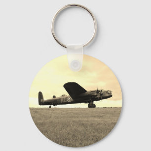 Lancaster Bomber Sepia Tone Schlüsselanhänger