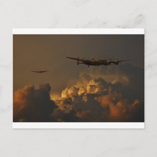Lancaster Bomber STORM Postkarte