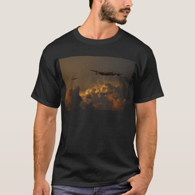 Lancaster-Bomber STURM T-Shirt (Vorderseite)