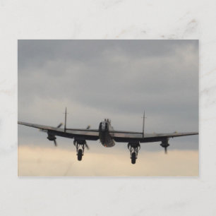 Lancaster Bomber von hinten Postkarte