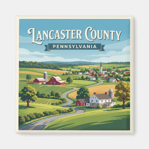 Lancaster County Ackerland Pennsylvania Magnet