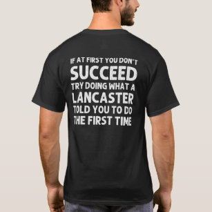 Lancaster Familienname Tree Geburtstag Wiedersehen T-Shirt
