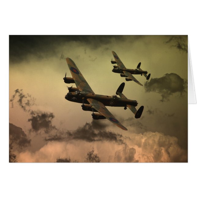 Lancaster Fire im Himmel (Vorderseite (Horizontal))