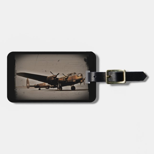 Lancaster Heavy Bomber Gepäckanhänger (Vorderseite horizontal)