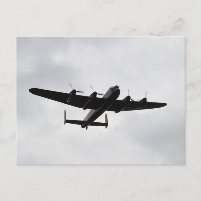 Lancaster Heavy Bomber Postkarte (Vorderseite)