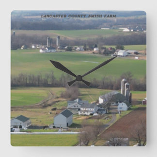 Lancaster Landkreis Amish Farm Wall Uhr