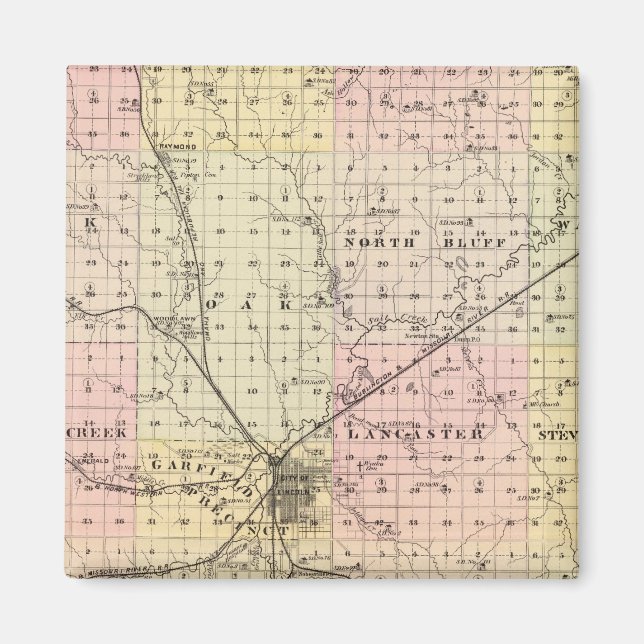 Lancaster Landkreis, Nebraska Magnet (Vorne)