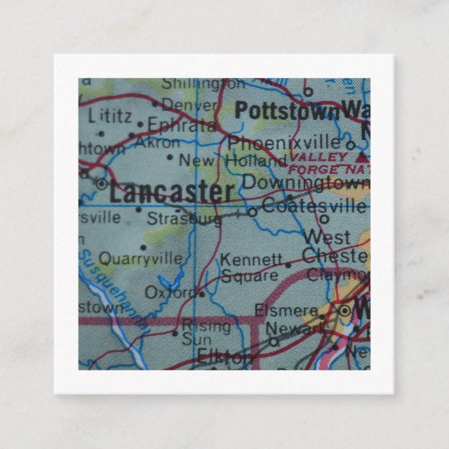 Lancaster Nous avons déplacé une nouvelle carte d' (Devant)