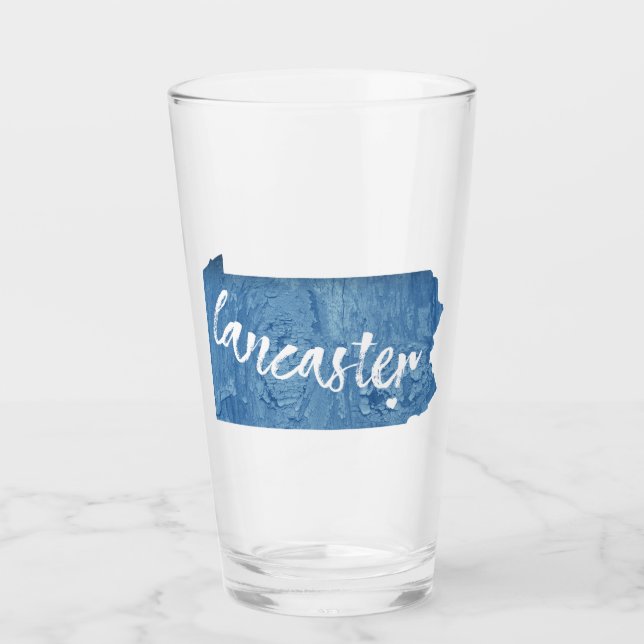 Lancaster Pennsylvania Holzkörner Glas (Vorderseite)