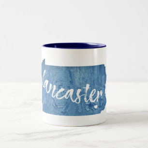 Lancaster Pennsylvania Holzkörner Zweifarbige Tasse