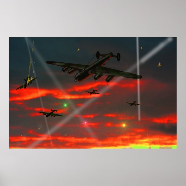 Lancaster Raid over Reich Poster (Vorne)