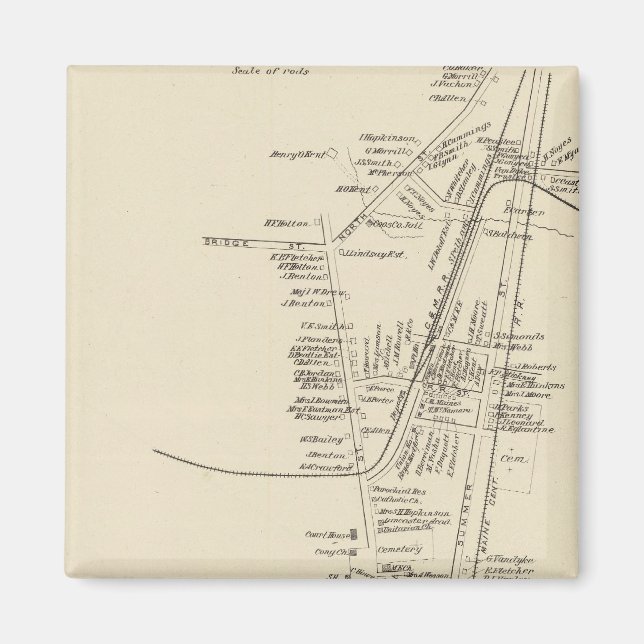 Lancaster, Stadt Lancaster Magnet (Vorne)