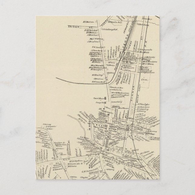 Lancaster, Stadt Lancaster Postkarte (Vorderseite)