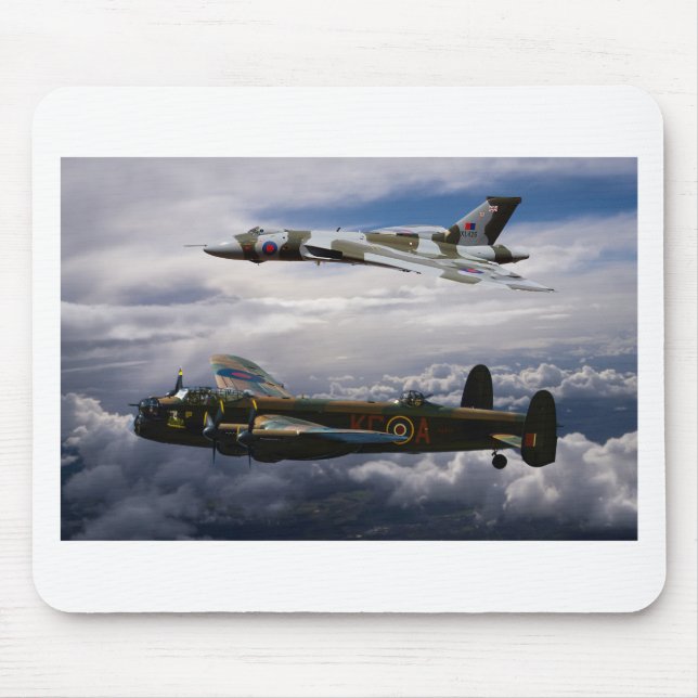 Lancaster und Vulcan XH558 Mousepad (Vorne)