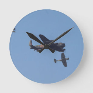 Lancasterspitfire-Hurrikan Runde Wanduhr