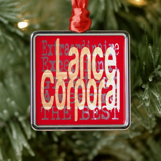 Lance Corporal Extraordinaire Ornament Aus Metall (Baum)