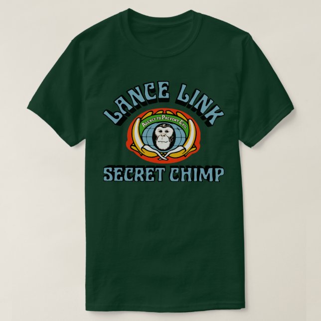 Lance Link Secret Chimp T-Shirt (Design vorne)