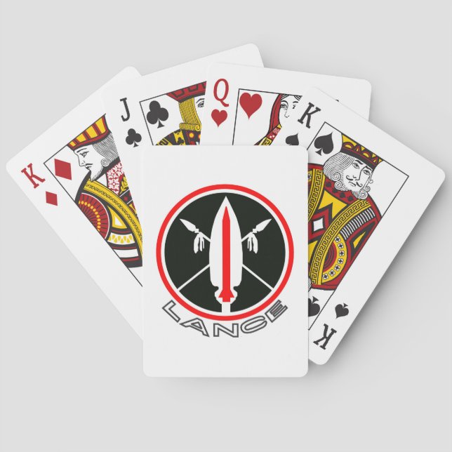 Lance Missile Playing Cards Spielkarten (Rückseite)