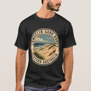 Lancelin Sand Dunes Vintage Travel Abzeichen Weste T-Shirt
