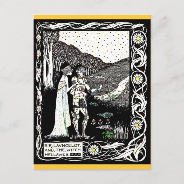 Lancelot und Hellawa die Hexe Postkarte (Vorderseite)
