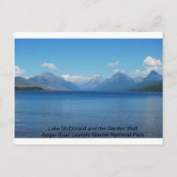 Lancement de la carte postale du bateau Lake McDon