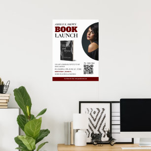 Lancement du livre Poster personnalisé modifiable