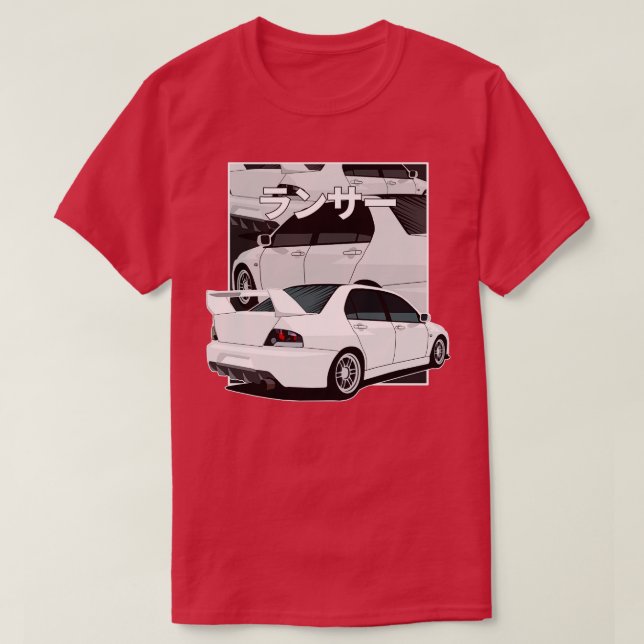 Lancer Evo9 Fragment T-Shirt (Design vorne)