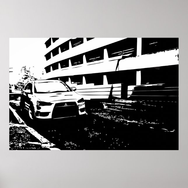 Lancer EVO X Poster (Vorne)